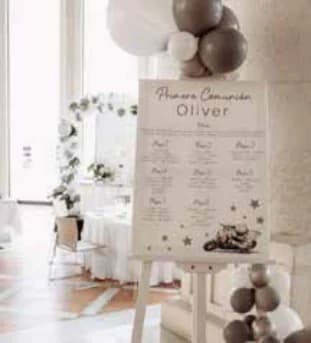 Caballetes para seating plan
