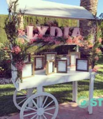 Carro blanco Candy bar